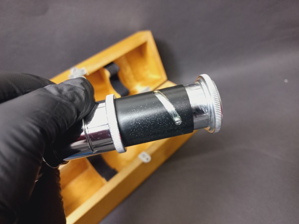 Soviet Vintage Microscope MPB-2. 24x Magnification, Antique Microscope USSR