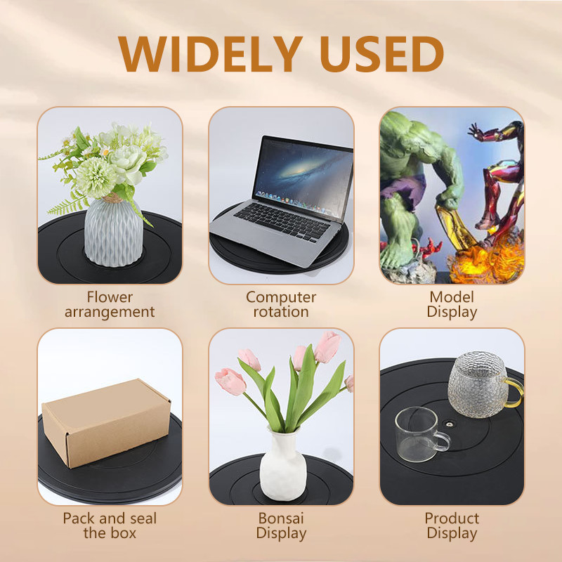 Black Plastic Turntable 20/40 cm – Kitchen and Display Turntables