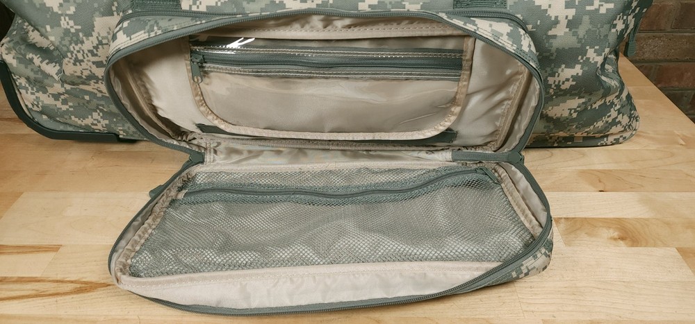 Mercury Tactical Gear Mini Monster Rolling Duffel Deployment Bag Digicam