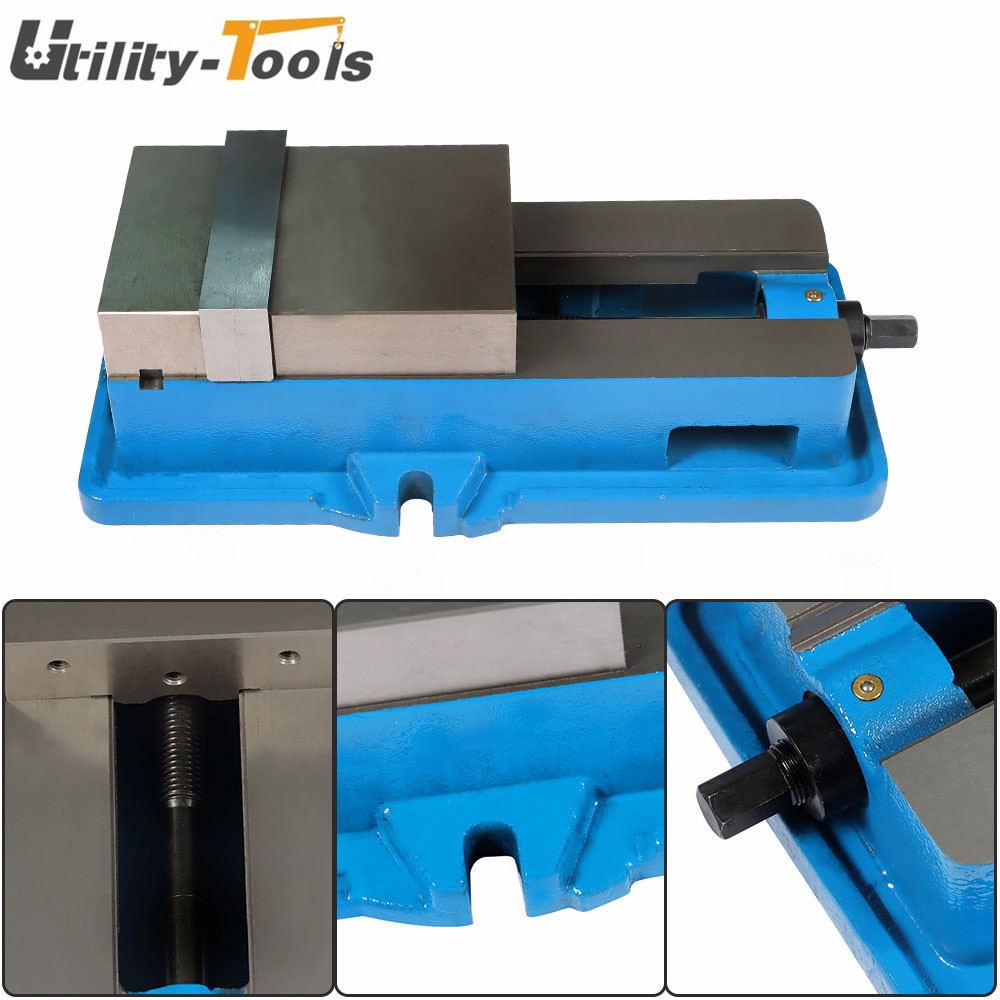5" Lockdown CNC Milling Machine Bench Vise Clamping Precision Without Base