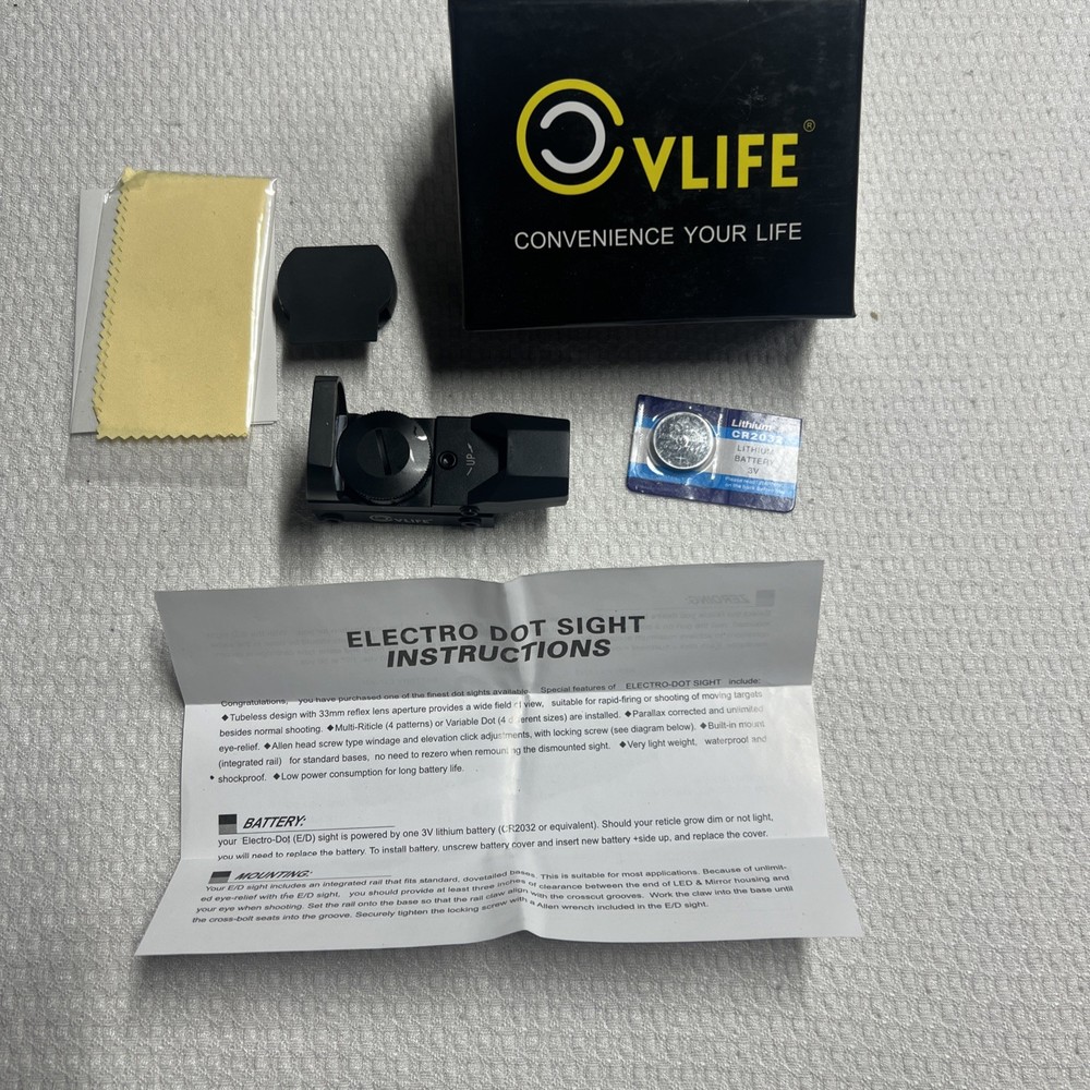 VLIFE Electro Dot Sight New Open Box