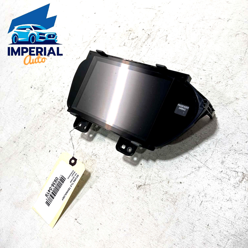 2019 2020 Acura TLX Display Screen Dashboard Dash Information Navigation OEM