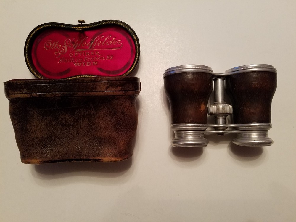 VINTAGE OTTO SCHLEIFFELDER OPTIKER BINOCULARS