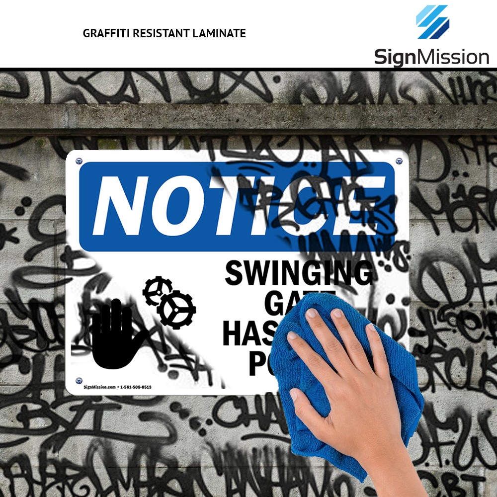 Custom -Ton Working Load Limit ANSI Danger Sign Metal Plastic Decal