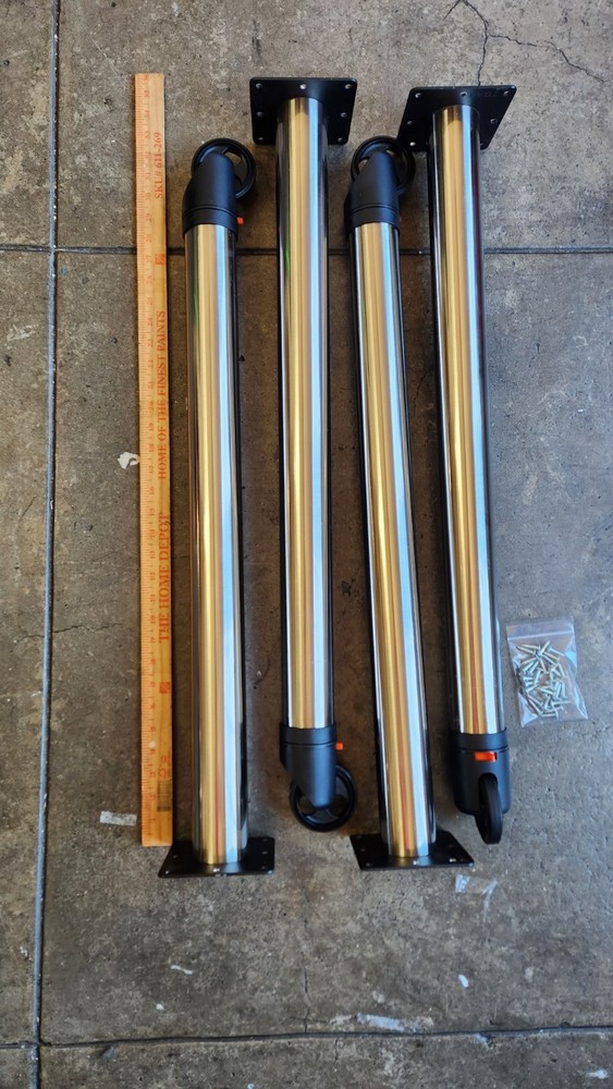 31-3/4" Electa Rolling Table Legs - Set