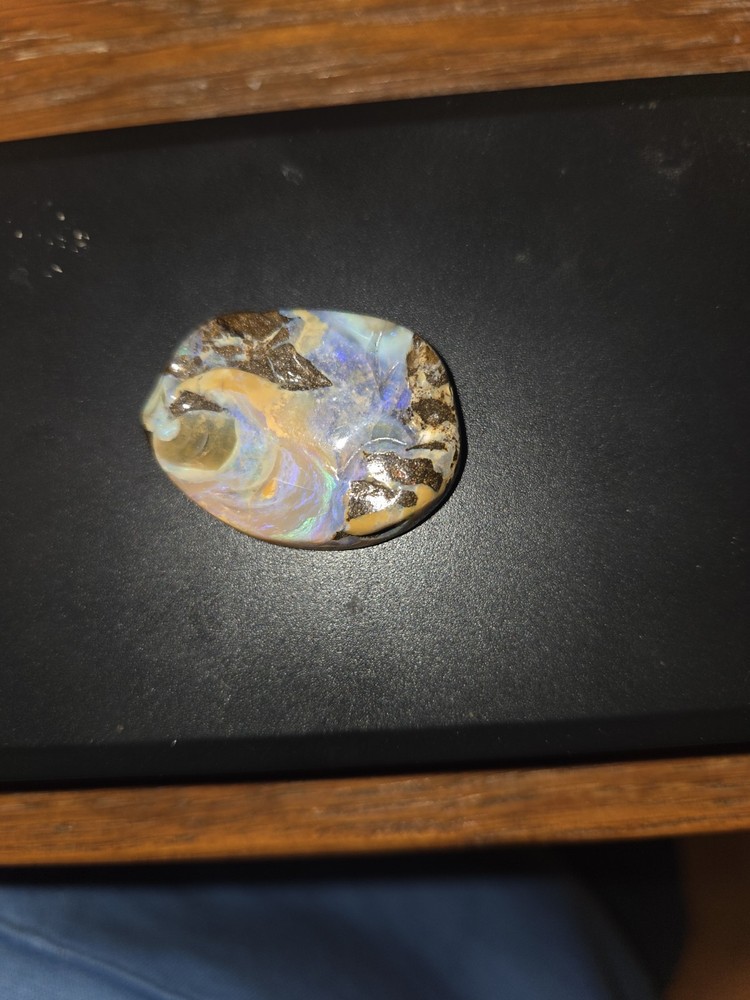 Carved Boulder Opal Stone
