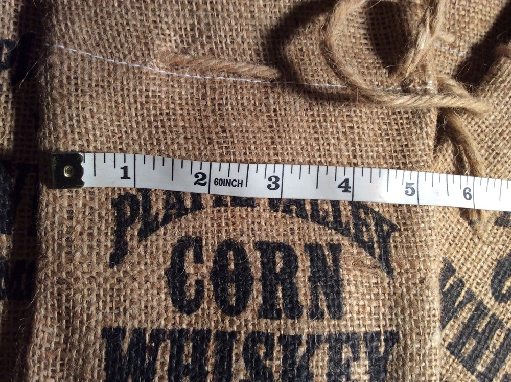 Platte Valley Corn Whiskey Burlap Bag
