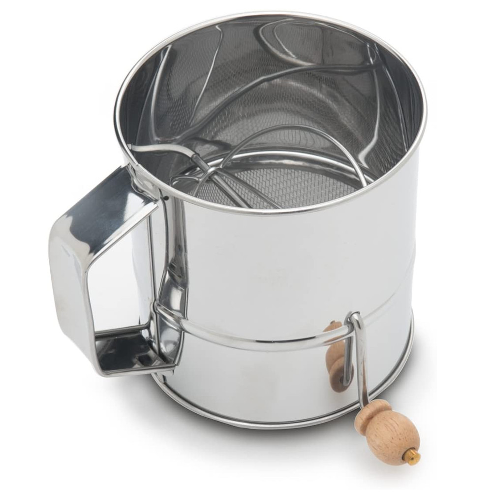 Fox Run Stainless Steel Flour Sifter, 3-Cup (4638)