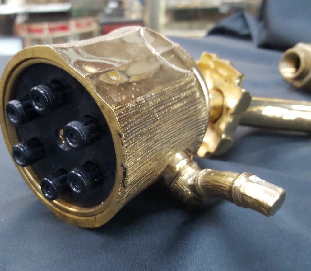 Unique Solid Brass Bamboo Design Faucet & Shower Head Set Plus Converter
