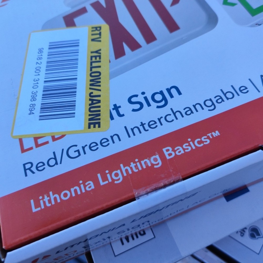 Lithonia Lighting Contractor Select Integrated LED White Exit Sign