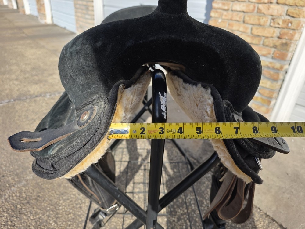 #601 Big Horn Saddle Cracked Tree