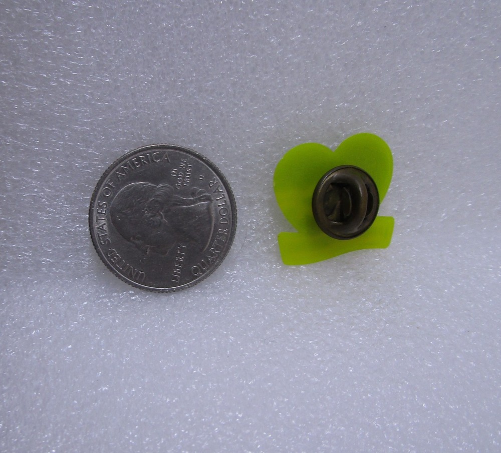 ECF I Keep It Beating Heart Plastic Pin