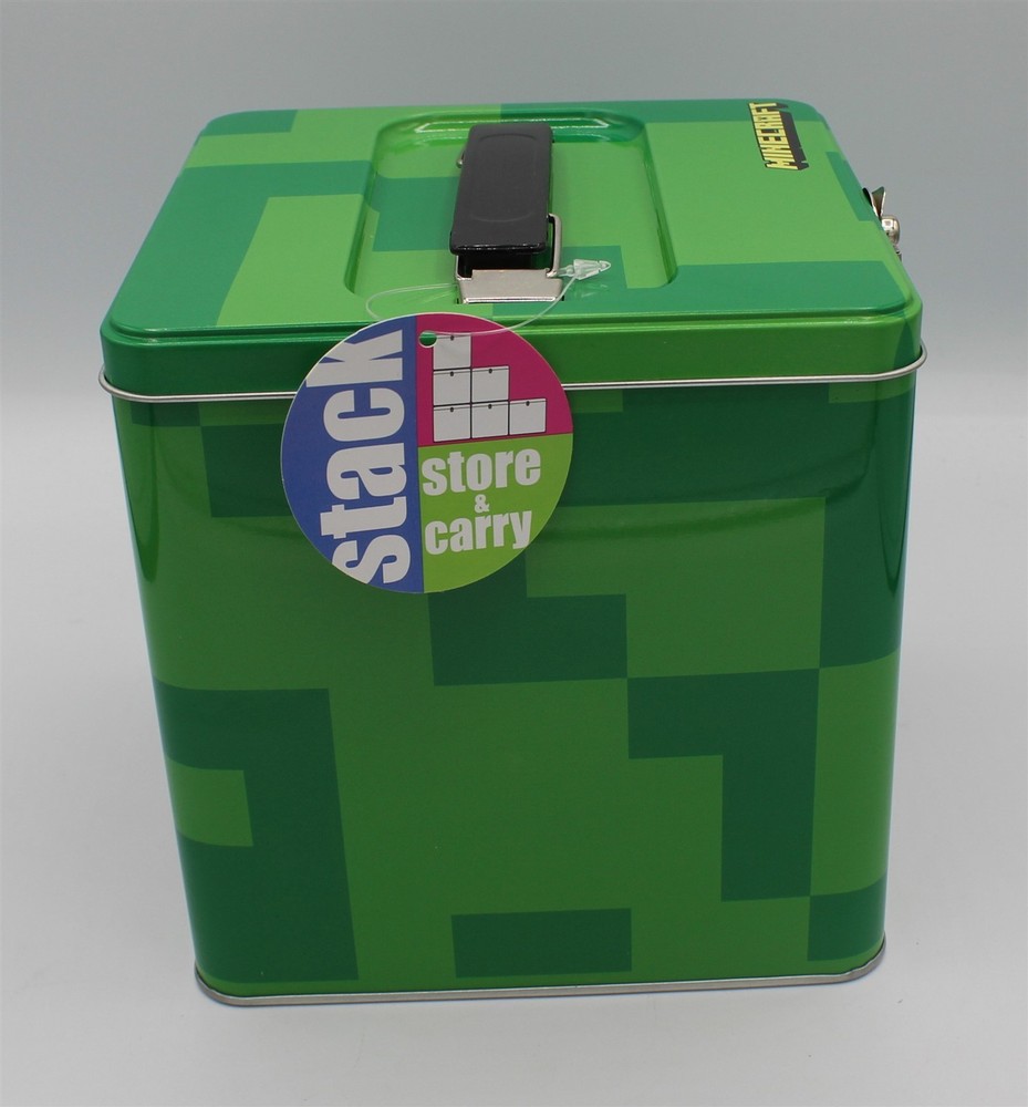 Tin Box Company Minecraft Stacking Cube Storage Fun Stash Box 5.75 Inches