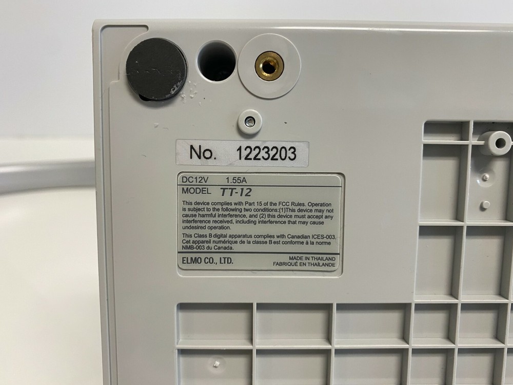 Lot #3: Lot of 3 Elmo TT-12 Interactive Document Camera