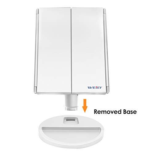 Makeup Vanity Mirror with 36 Dimmable Lights, Dual Power LED Lighted White
