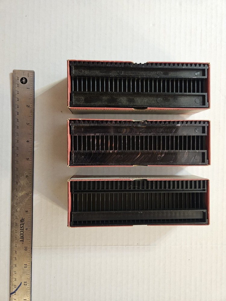 Lot of 3 cardboard TDC selectray