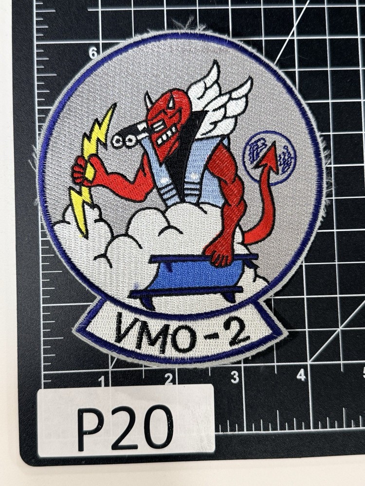 Original USMC Marine Observation Squadron 2 (VMO-2) “Devil” Military Patch