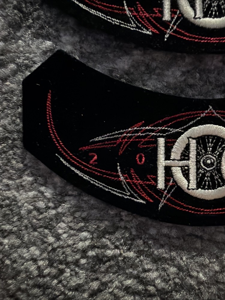 (2) Harley Owners Group 2009 Rocker Patch Pair patches