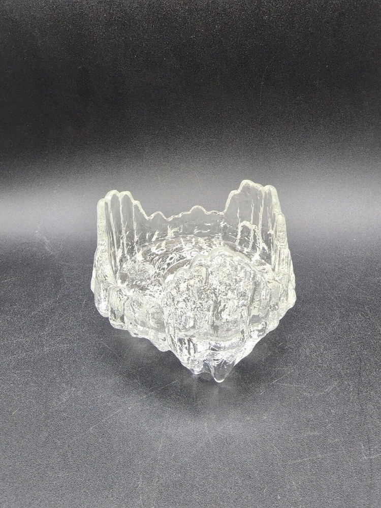 MCM L E Smith Reversible candle holder Ice Pillar or 3 Tapers