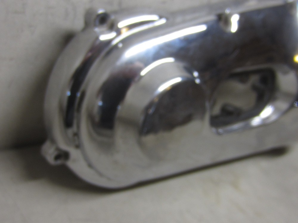 Harley '89-'93 FXST, FLST, FXD chrome outer primary, good shape, used #4246