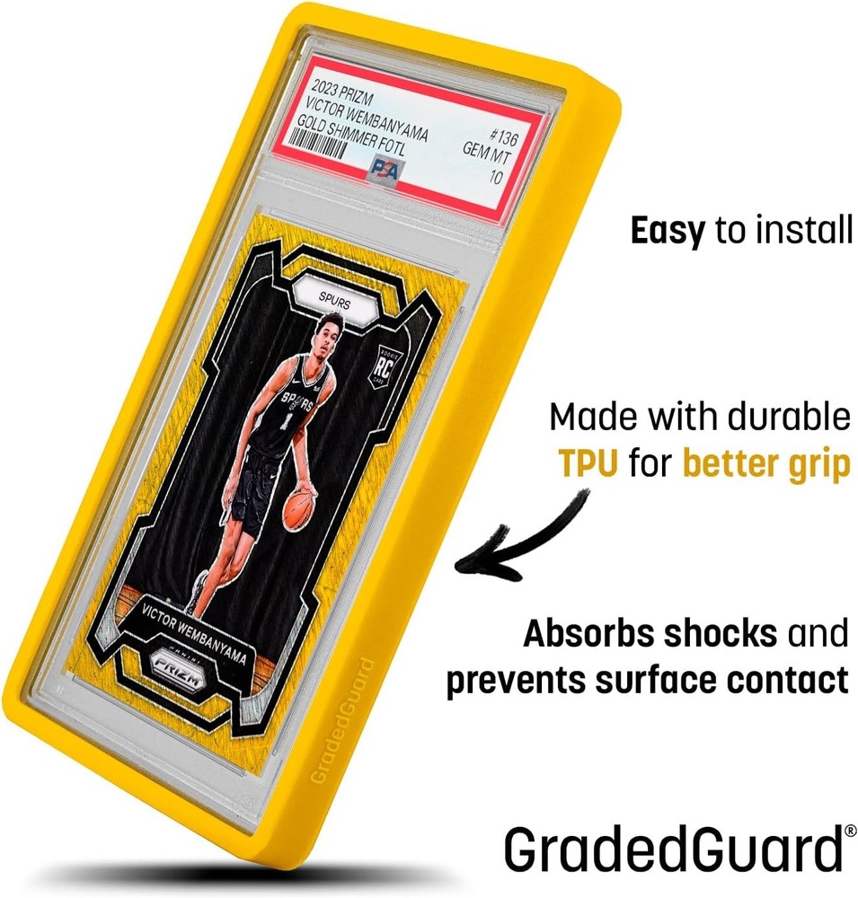 Graded Card Guard Case for Standard BGS Slab Case | Multiple Colors | Soft Touch