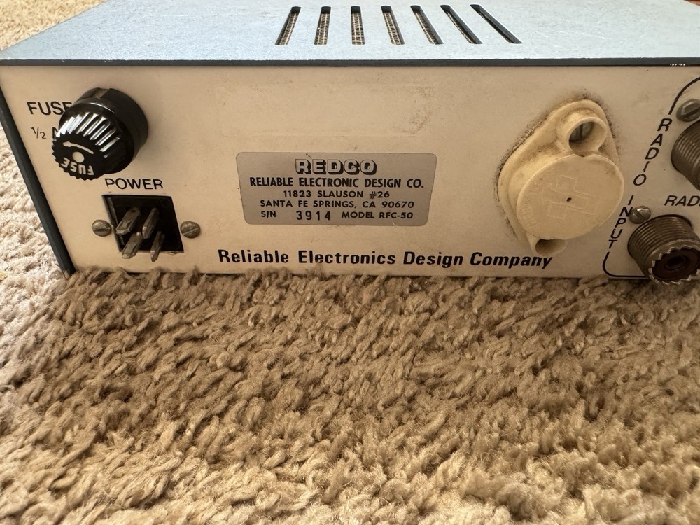 Vintage REDCO RFC-50 Frequency Counter Electronics Untested