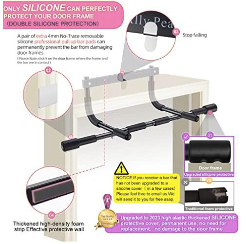 Doorway Chin Up Pull Up Bar Multi-Function Home Gym
