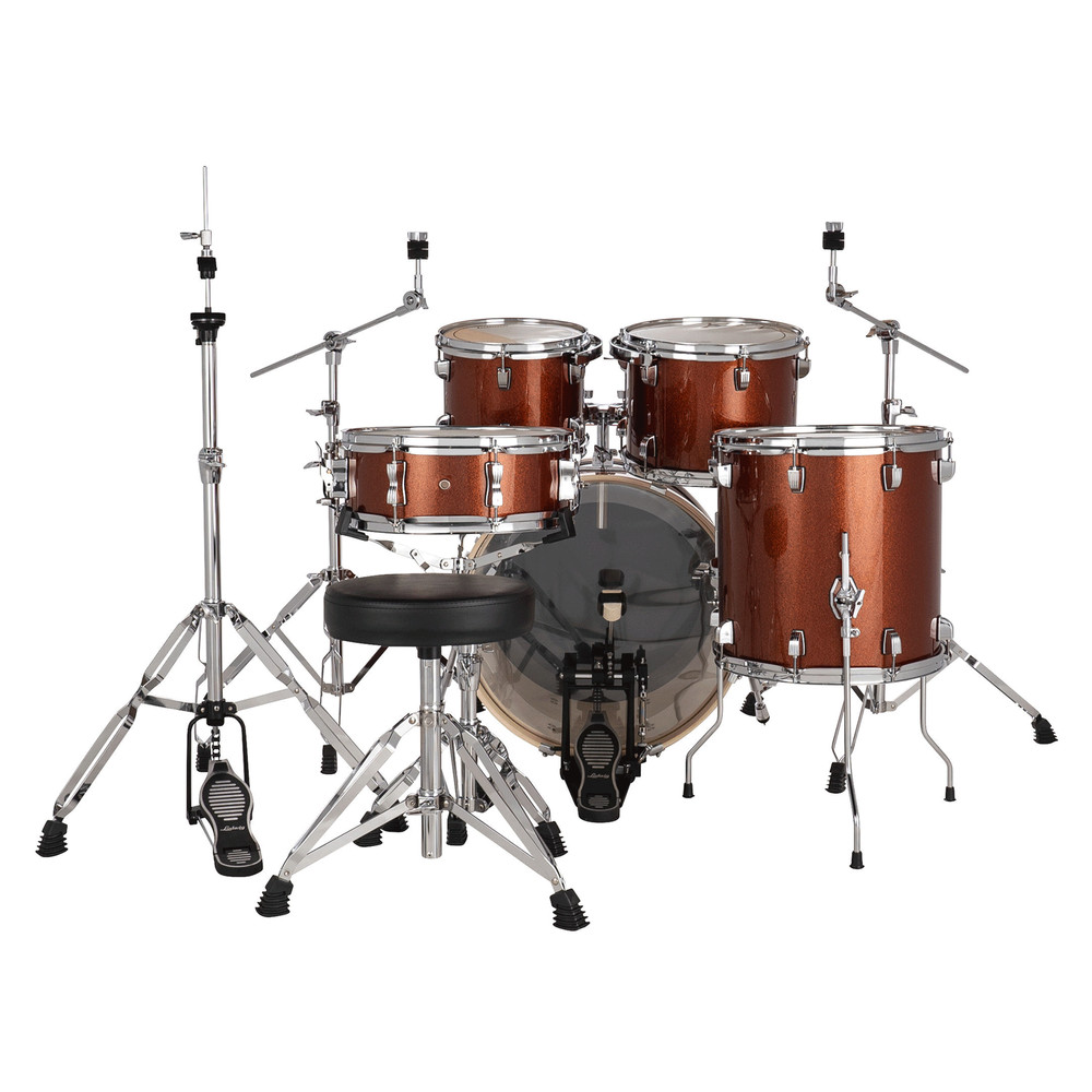 Ludwig Evolution 5-Piece Shell Pack w/20" Kick - Copper Sparkle
