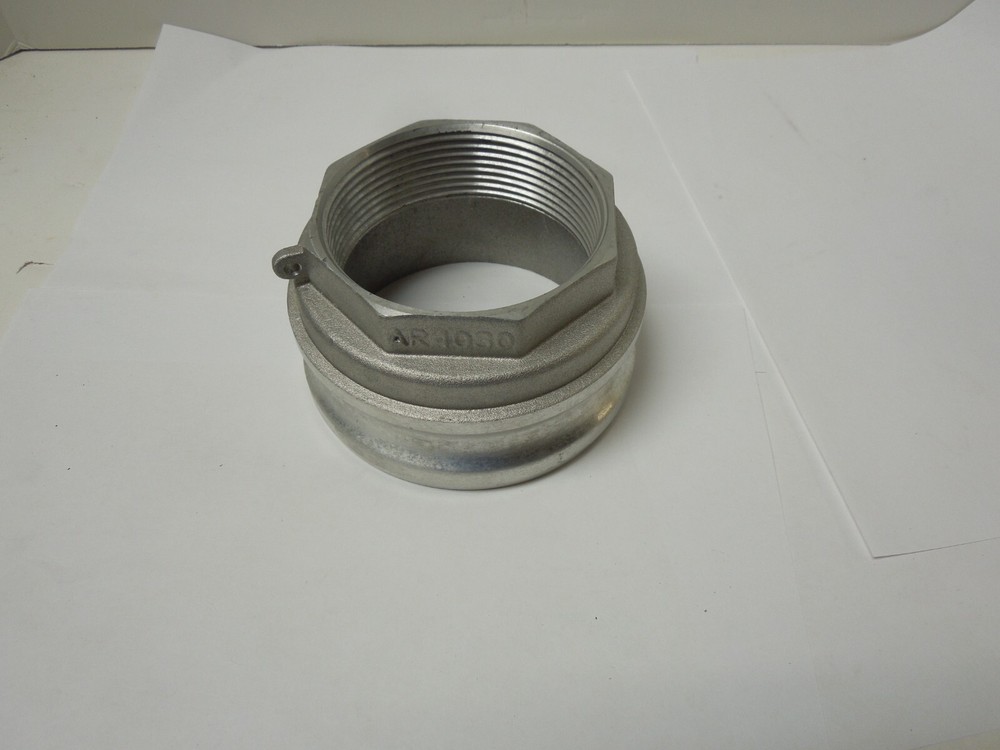 Type AR 4" Male Adapter X 3" Female NPT Aluminum Hose Fitting Camlock AR4030AL