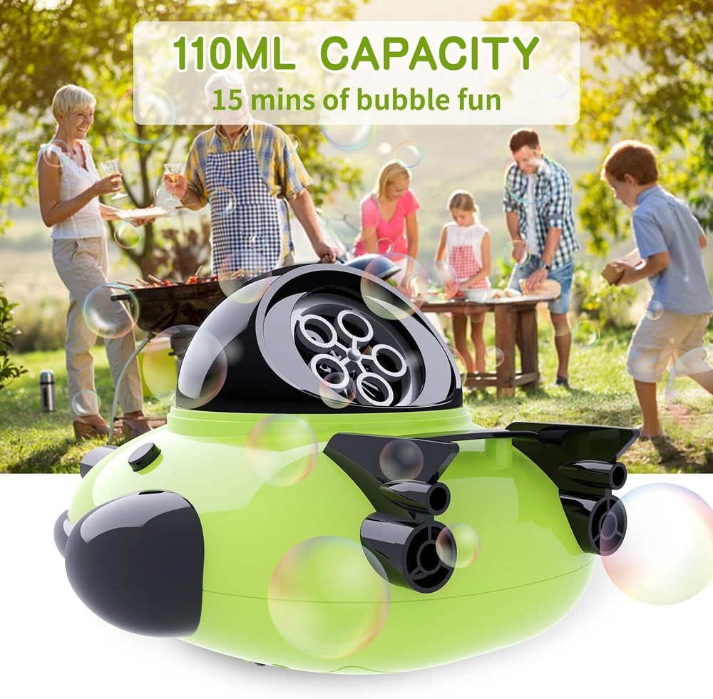 Bubble Machine for Kids Toddler Spaceship, Bubble Blower Machine 2000+ Bubbles