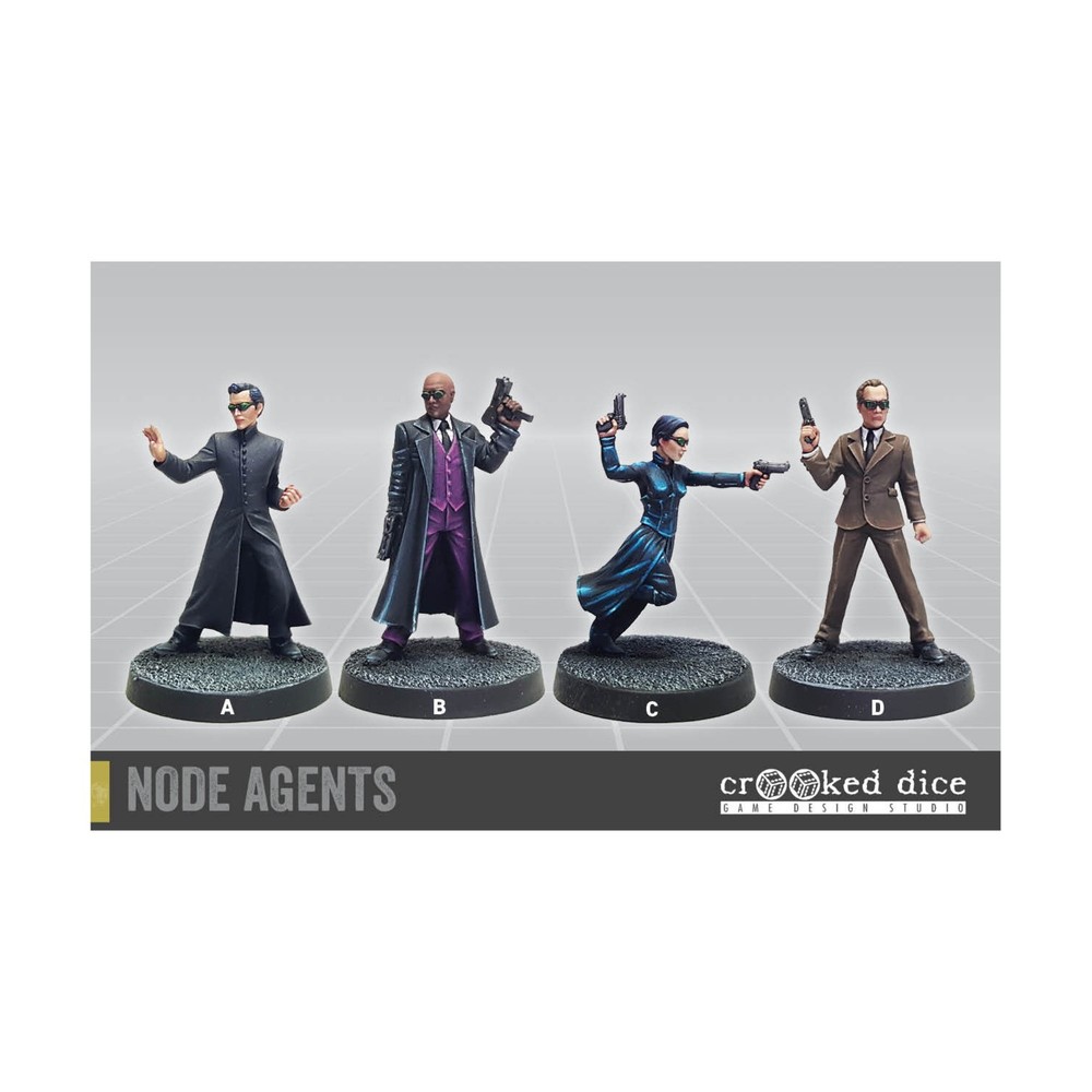 Crooked Dice Miniatures & Games Node Agents Pack New