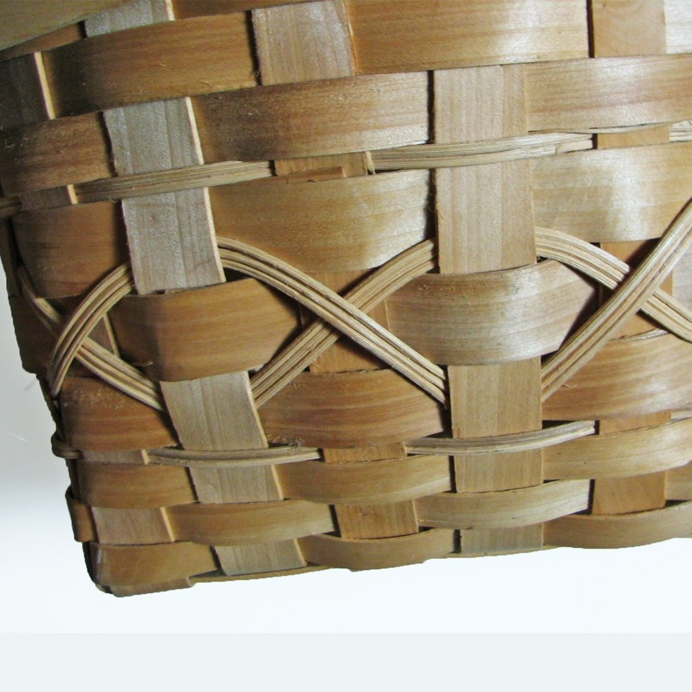 Basket with Moveable Handle, Nice Woven X Pattern, Clean & Fresh 10"x11" LIght