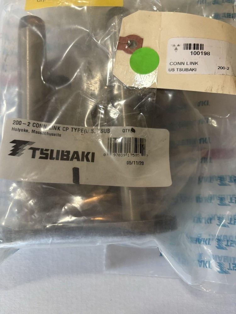 NEW TSUBAKI 200-2 CONN LINK CP Roller Chain Connector Link **