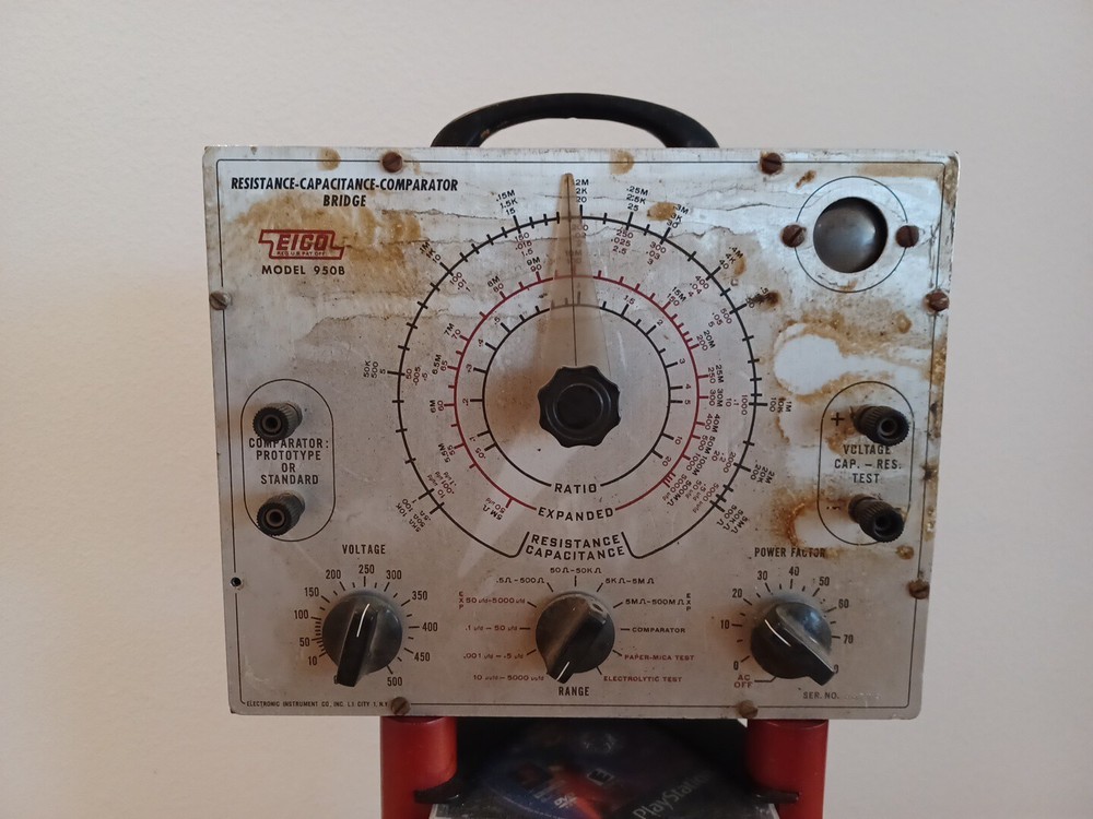 VINTAGE EICO Resistance Capacitance Comparator Bridge Model 950B