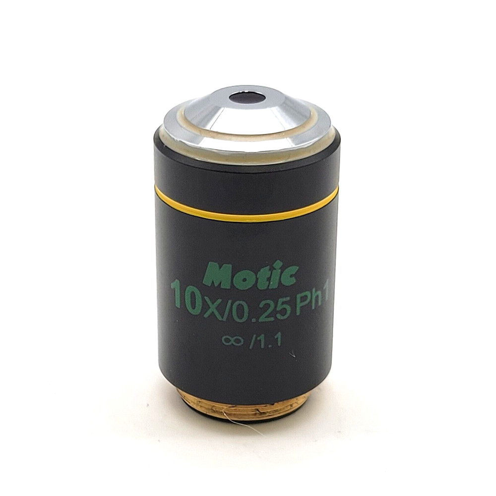 Motic Microscope Objective Plan 10x Ph1 ∞/1.1 Phase Contrast