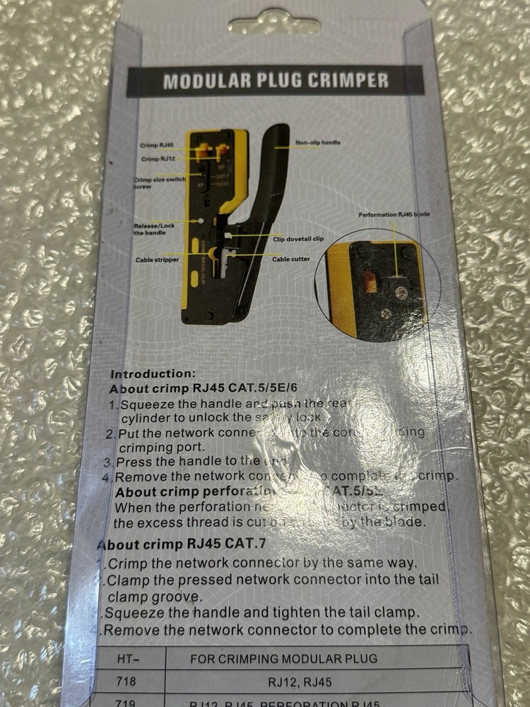 HSNRM All-In-One Modular Plug Crimper -CHA