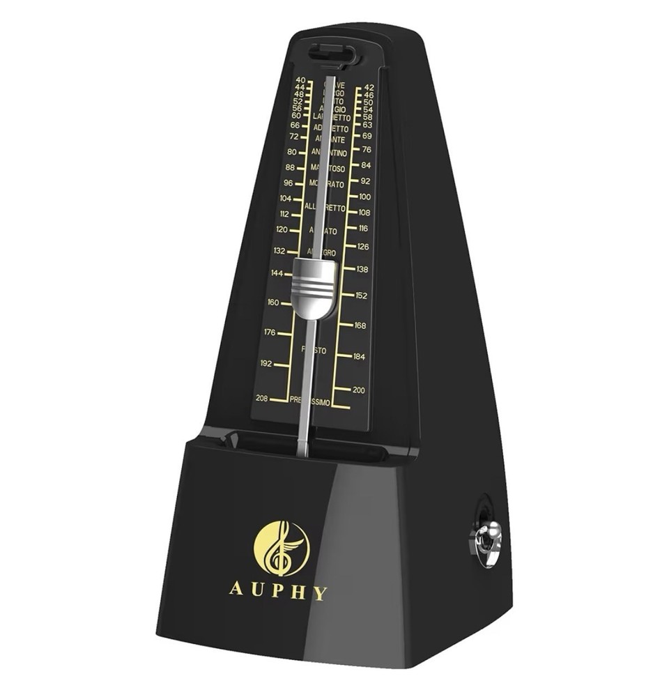 Mechanical Metronome with Accent Bell, Classic Shape, Accurate Beat, Multiple...