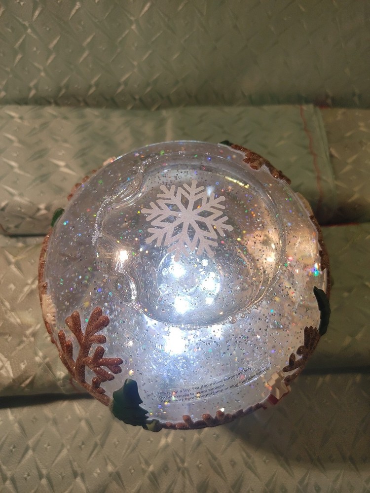 St Nicholas Square Winter Forest Snow Globe