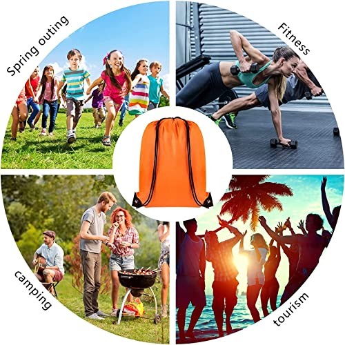 Drawstring Backpack Bulk Pcs Draw String Bags Cinch Bag 60 10 Colors