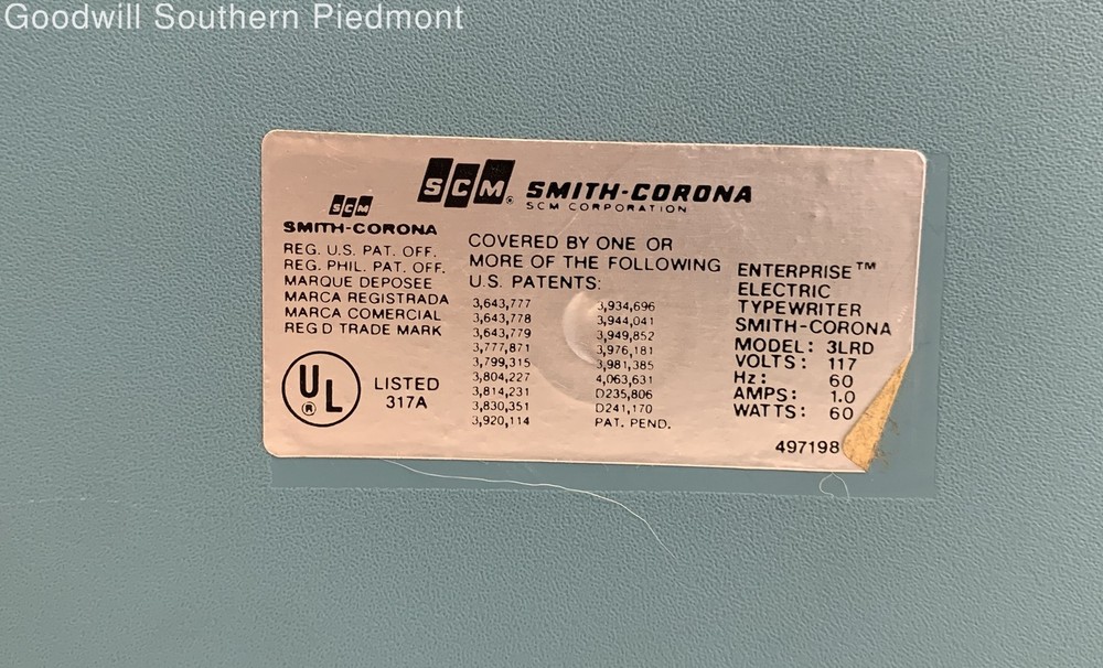 Smith Corona Enterprise Electric Typewriter - Tested