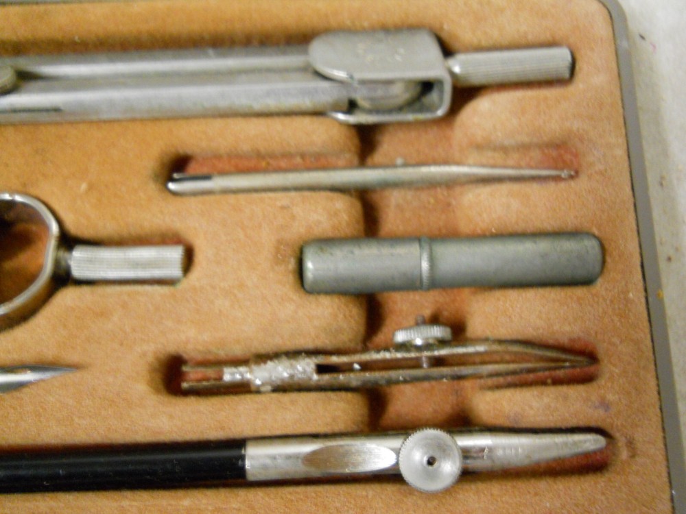Ascola Engineering Drafting Tools #224 w/ Case