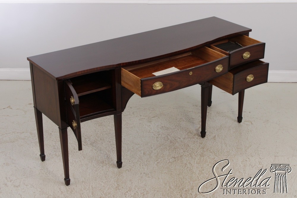L70438: KINDEL Mahogany Hepplewhite Style Sideboard Buffet