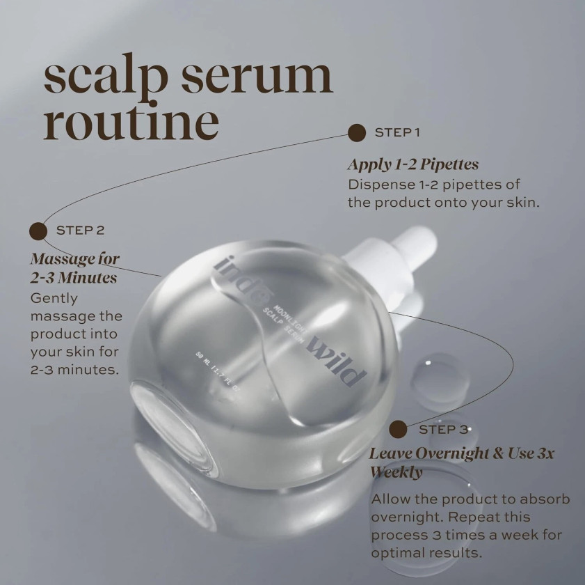 indē wild Moonlight Overnight Scalp Serum - 50ml