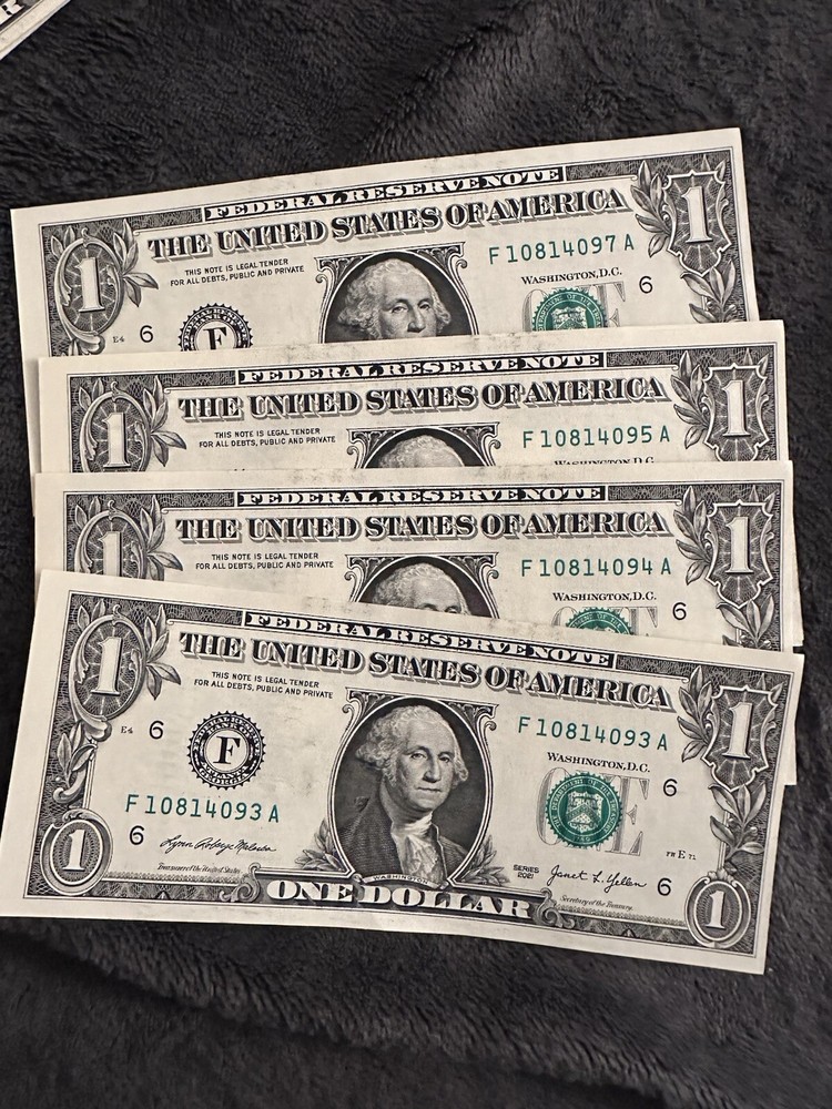 Mis Cut Error 1$ Bills