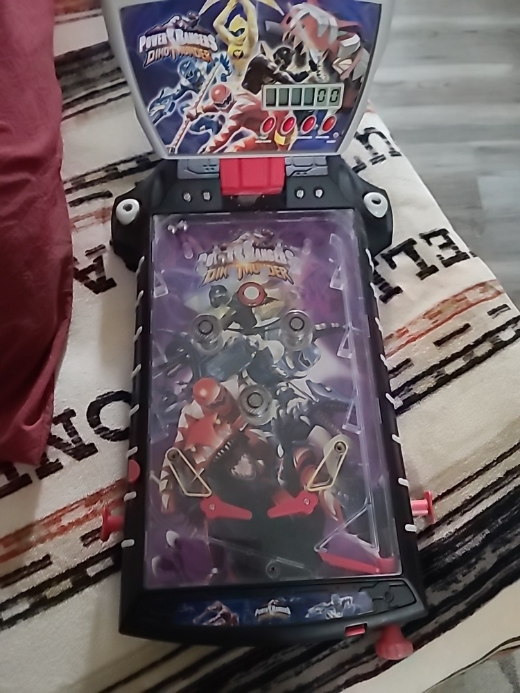 Power Rangers Dino Thunder themed pinball machine