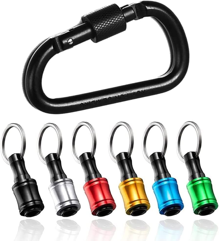 7-21PCS Hex Shank Quick Release Keychain Screwdriver Drill Bit Holder Bits Set