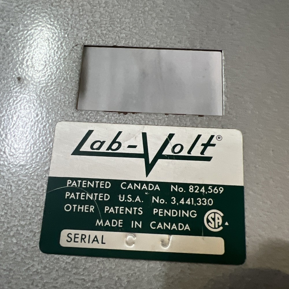Lab-Volt AC Voltmeter (Not Tested)