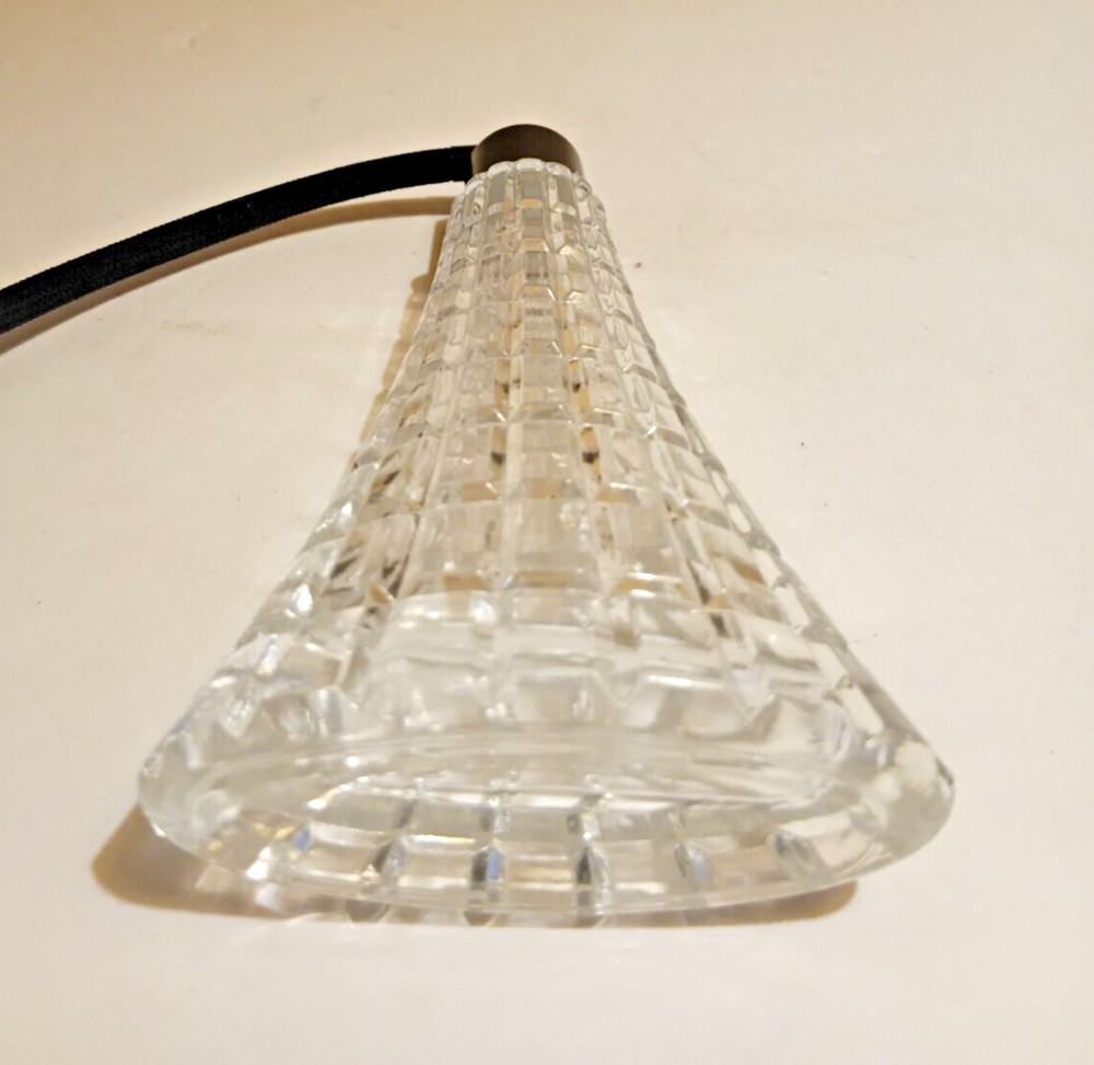 Art Deco Style Eiffel Tower Glass Perfume Atomizer Bottle 6"