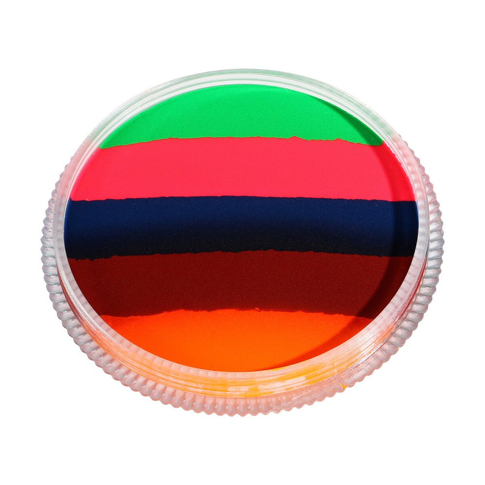 3 Pack Split Cake Face Paint Water Based Rainbow Face Paint for Halloween Makeup