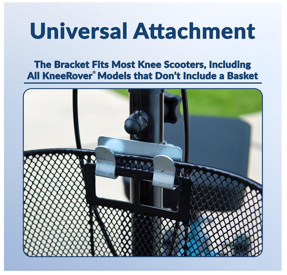 KneeRover Knee B1 Scooter Basket Accessory Handle Universal Bracket Mount